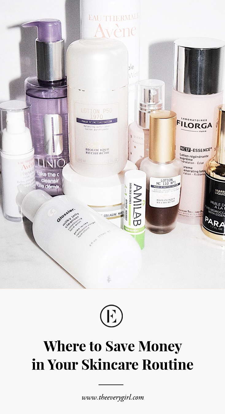Where to Save Money in Your Skincare Routine | The Everygirl
