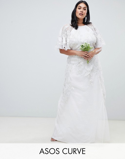 asos plus bridal