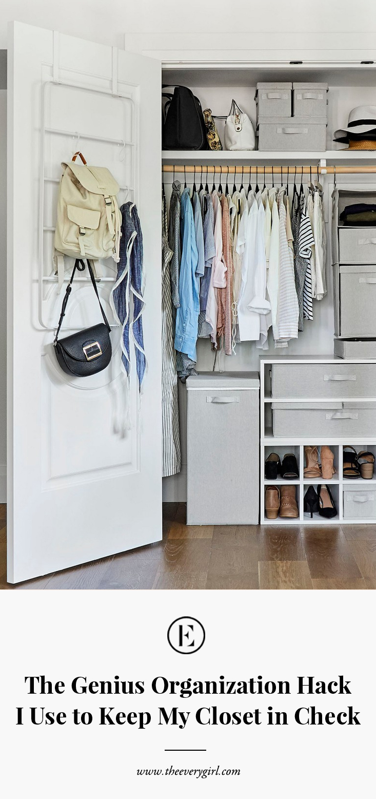 The Genius Organization Hack I Use to Keep My Tiny Closet in Check