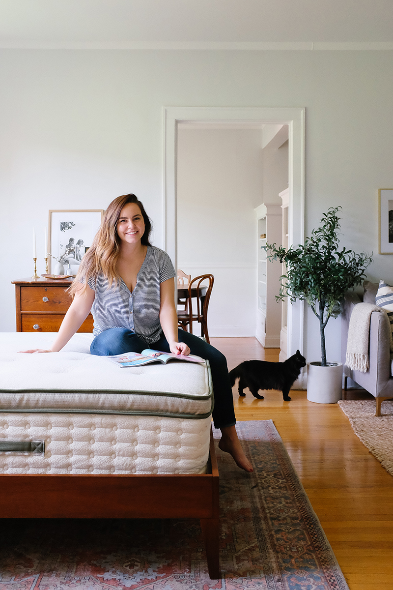 An Eco Chic Bedroom Makeover With Avocado Green Mattress