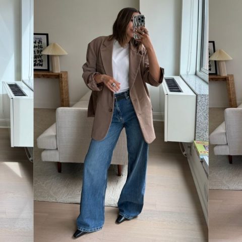 how to style jeans and a tee