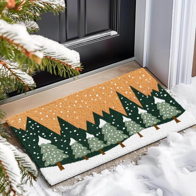 Winter Snow Doormat