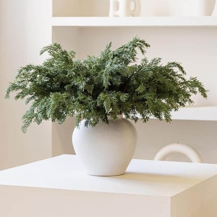 Artificial Cedar Branches