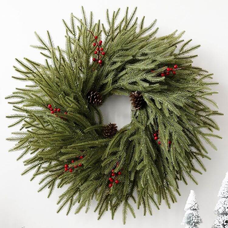 Artificial Holiday Wreath