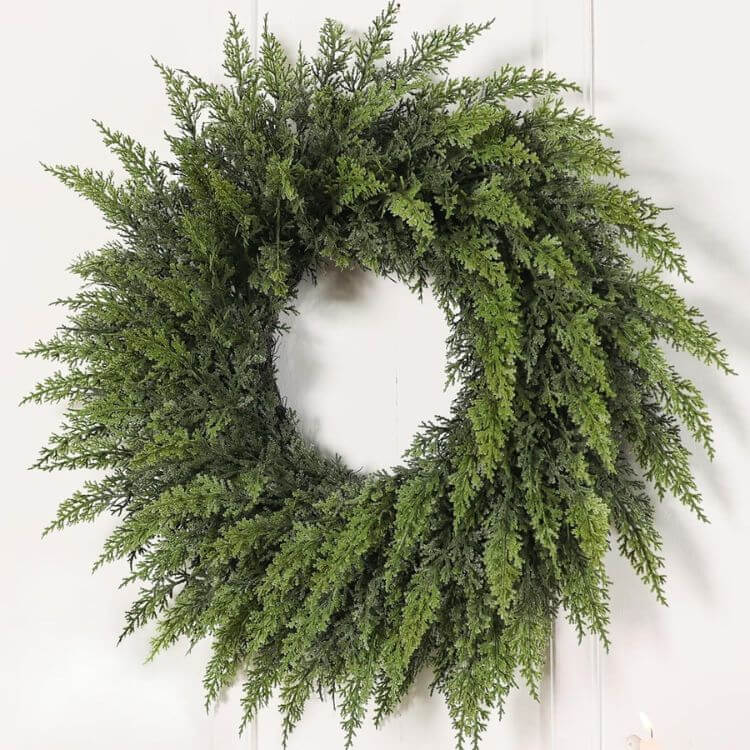 Artificial Cedar Wreath