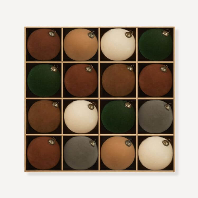 Velvet Christmas Ornament Pack