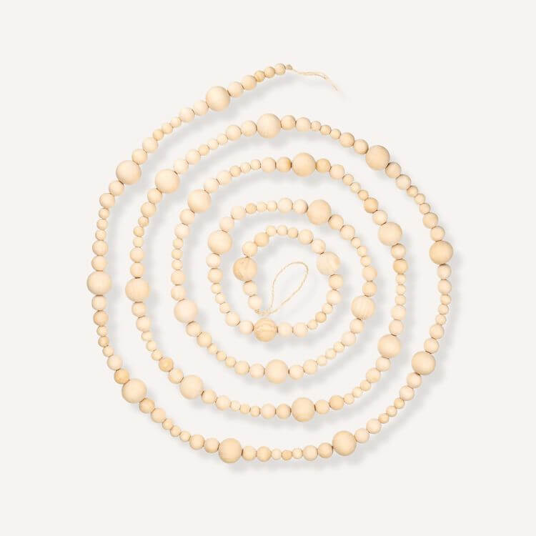 Wooden Bead Garland