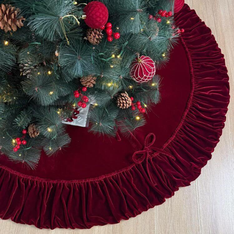 Velvet Christmas Tree Skirt