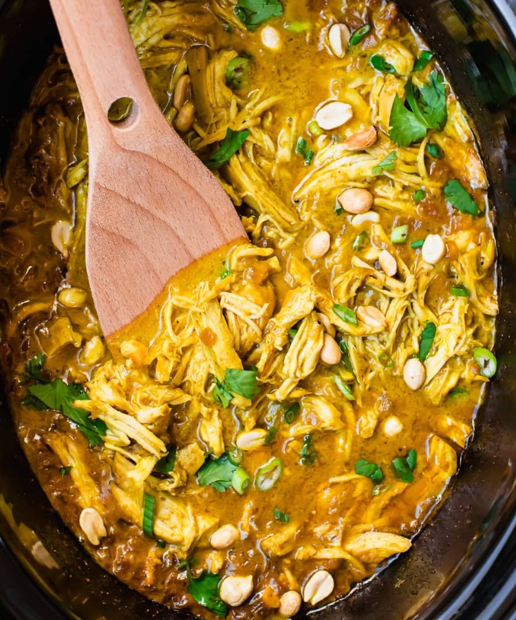 slow cooker peanut chicken breast recipes