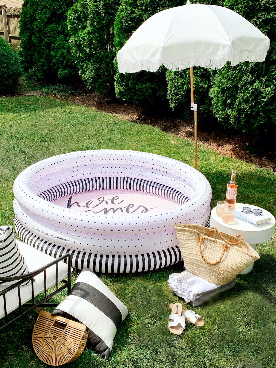 Just Launched: The Everygirl x Minnidip Inflatable Pool Collaboration