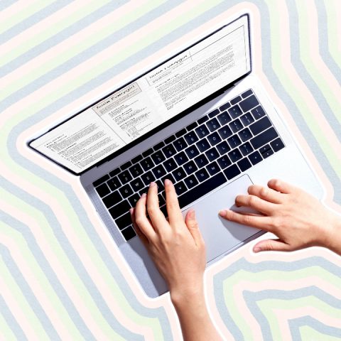 laptop with wavy pattern