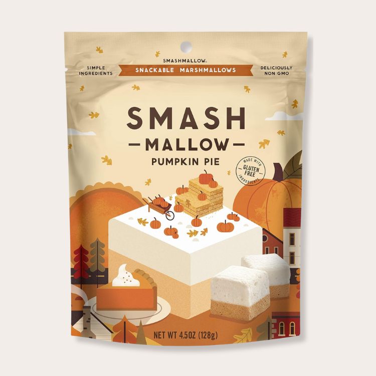 Pumpkin Pie Marshmallow Snacks