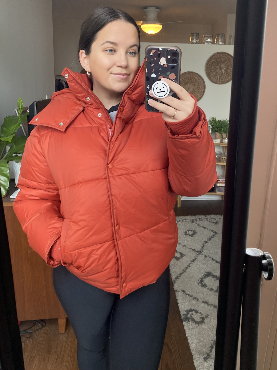 j crew puffer jacket