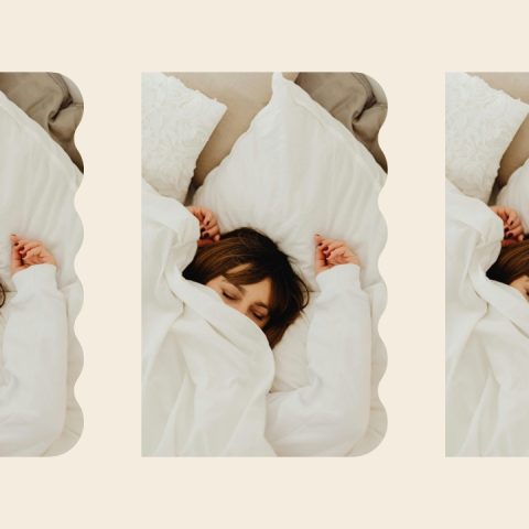 Woman sleeping in bed