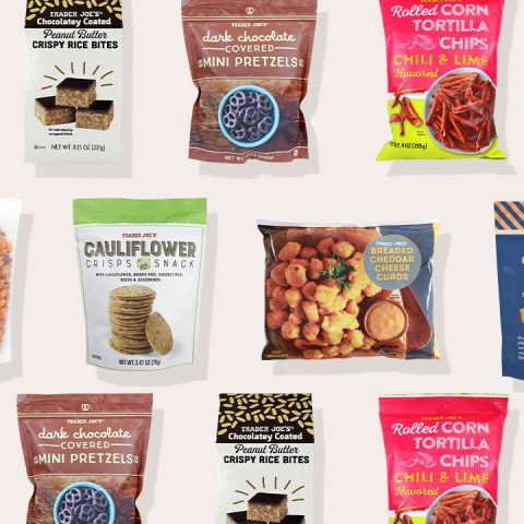 trader joe's snacks collage