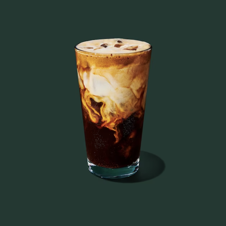 Download Enjoy your favorite Starbucks beverage from a chic black aesthetic  tumbler! Wallpaper