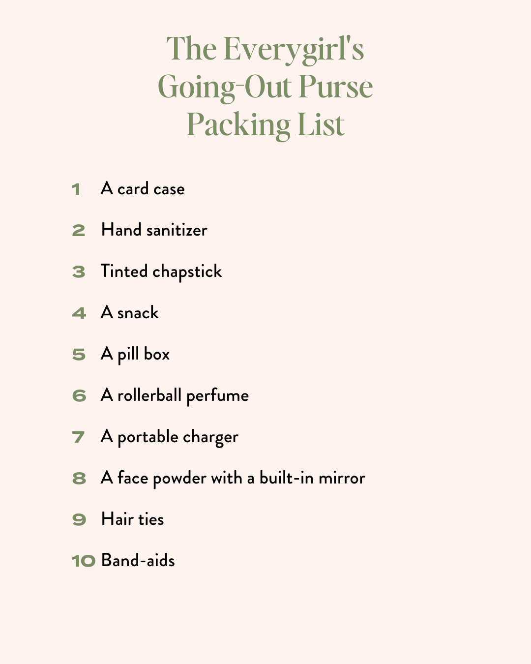 The Purse Essentials to Pack For a Night Out