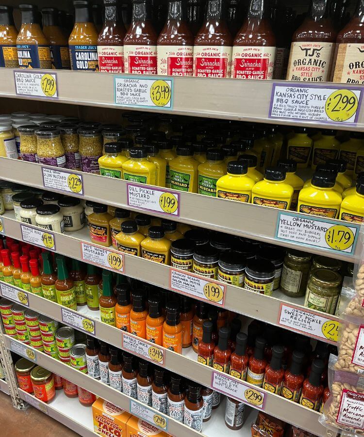 trader joe's condiments