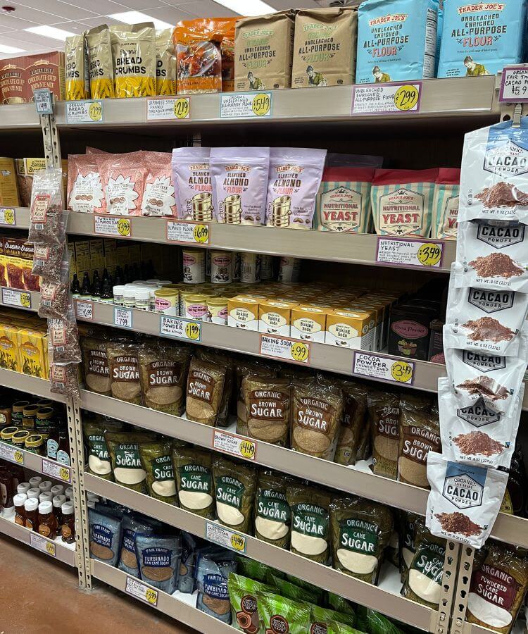 trader joe's baking supplies