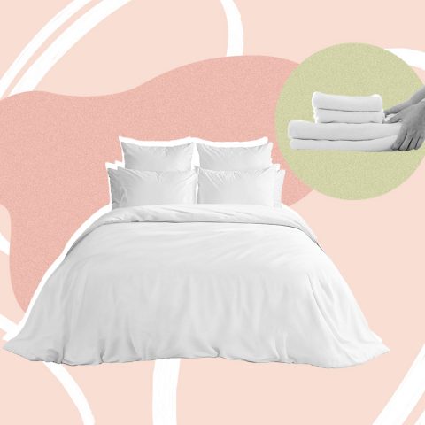 white made bed