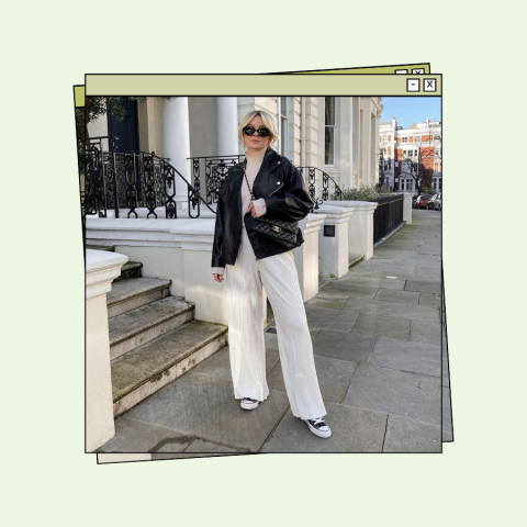 what shoes to wear with wide leg jeans