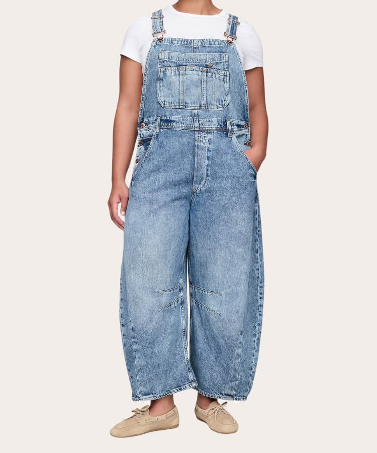 Denim Horseshoe Overalls