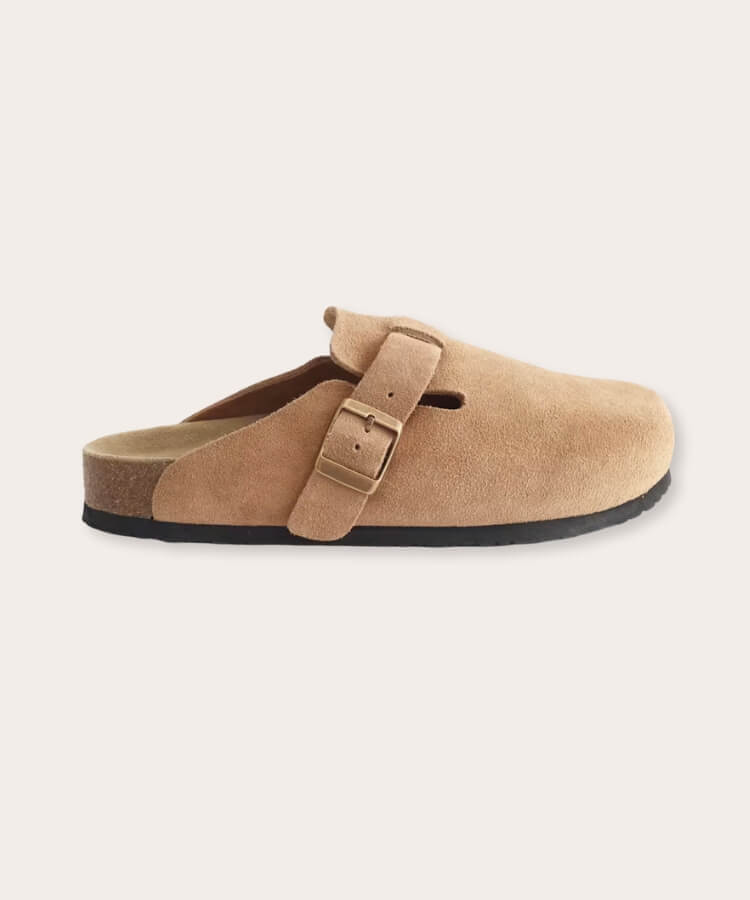 Suede Clog Mules