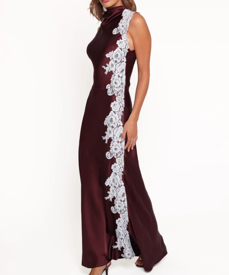 Lunita Halterneck Maxi Dress