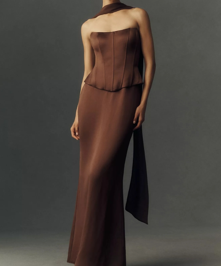 Mimi Satin Corset Dress