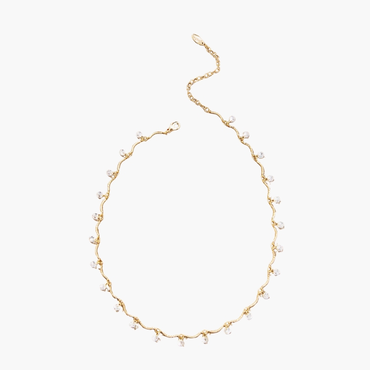 Drippy Crystal Necklace