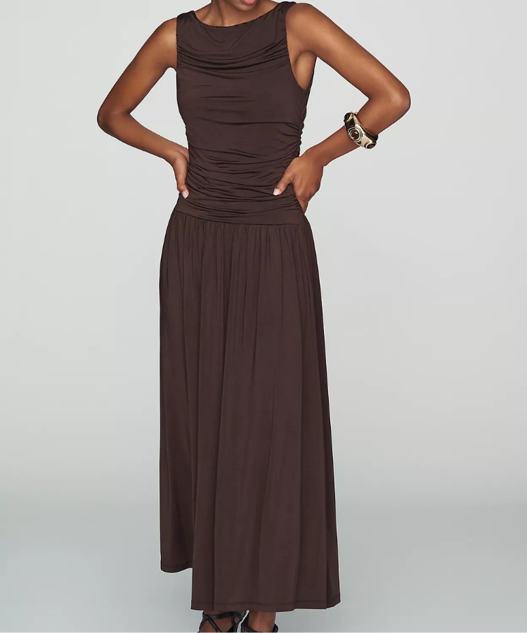 Ruched Maxi Dress