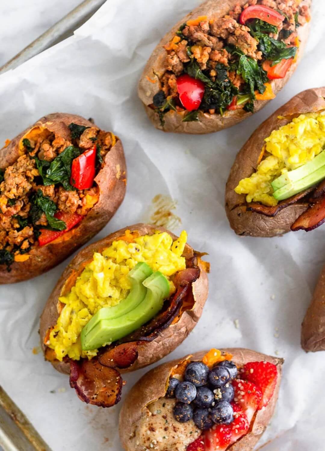 sweet and savory sweet potatoes brunch recipe