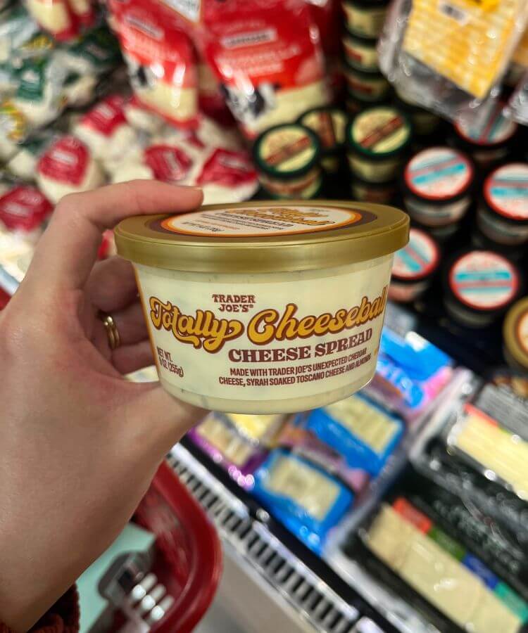 trader joe's thanksgiving items cheeseball spread