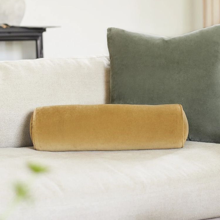 Velvet Bolster Pillow