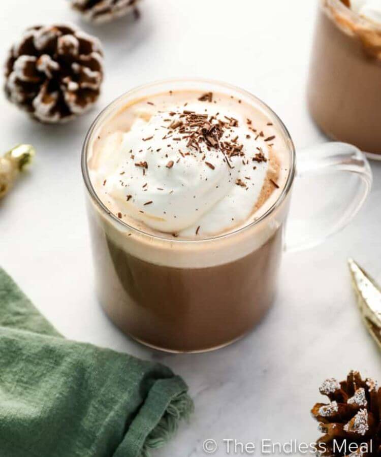 spiked hot chocolate holiday cocktail recipe
