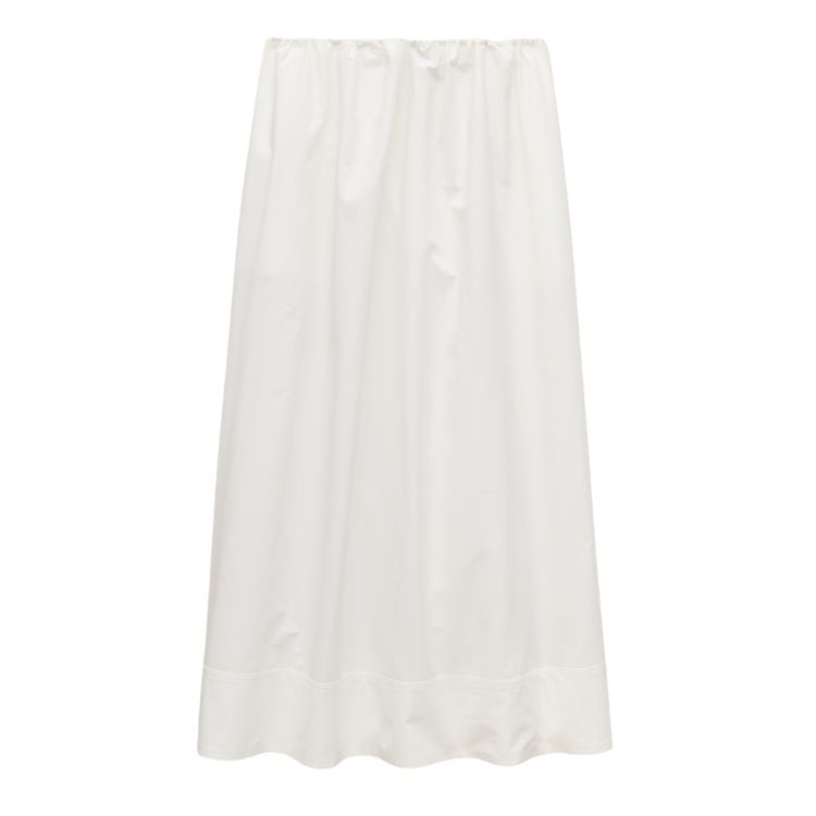white midi skirt