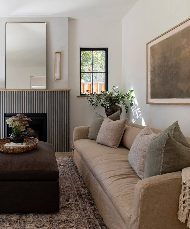 light brown sofa