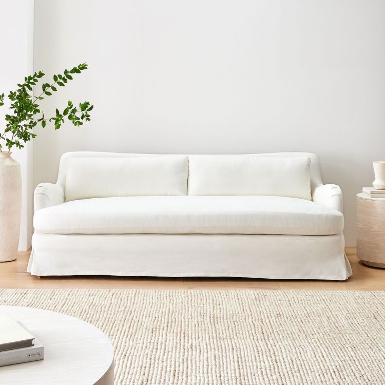 Skirted Slipcover Sofa