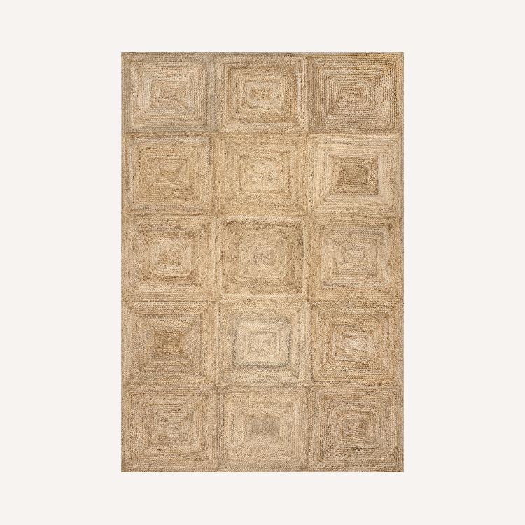 Tiled Jute Area Rug