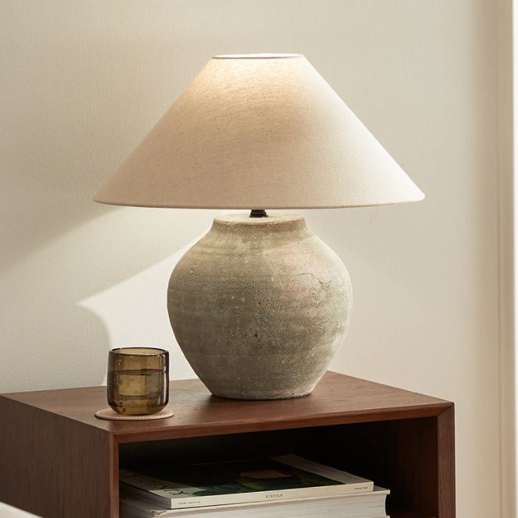 Clay Base Table Lamp