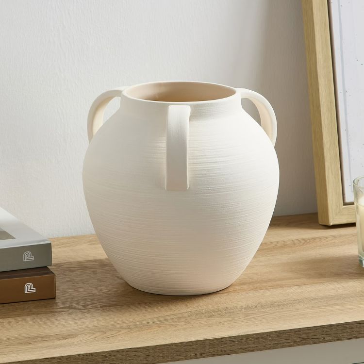 Textured Ceramic Stoneware Vase