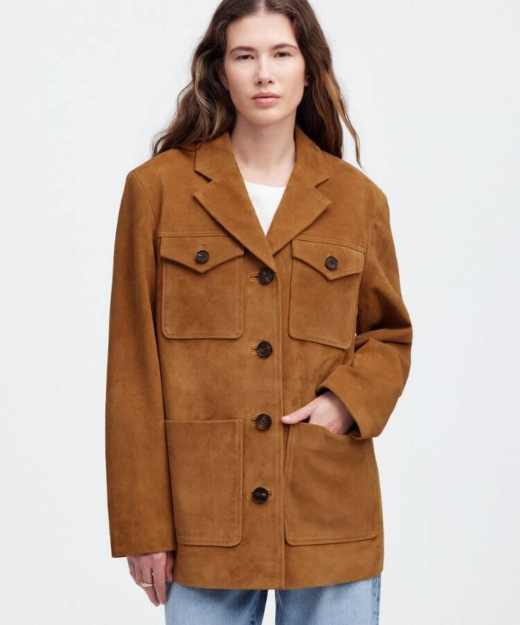 Suede Chore Blazer