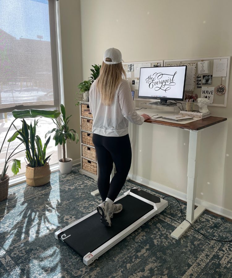 under desk treadmill the everygirl