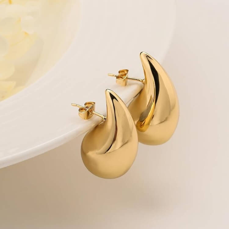 Chunky Teardrop Earrings