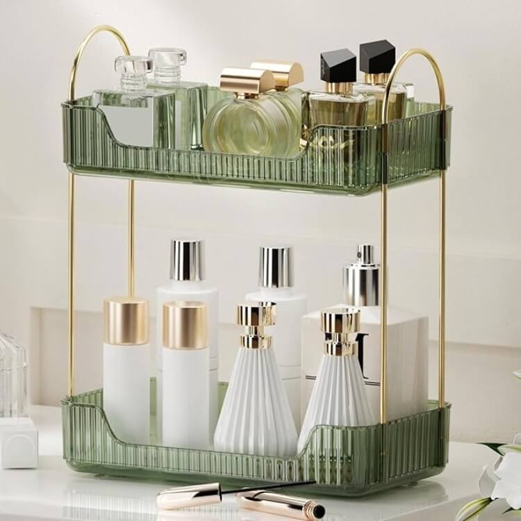 Two-Tier Bathroom Organizer