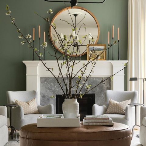 sage green decor