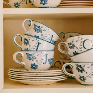 Monogram Pottery Mug