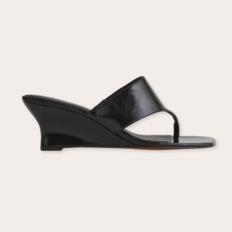 Thong Wedge Sandals