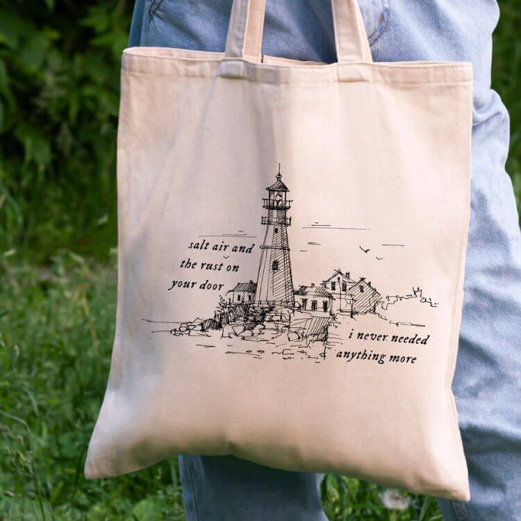 "August" Tote Bag