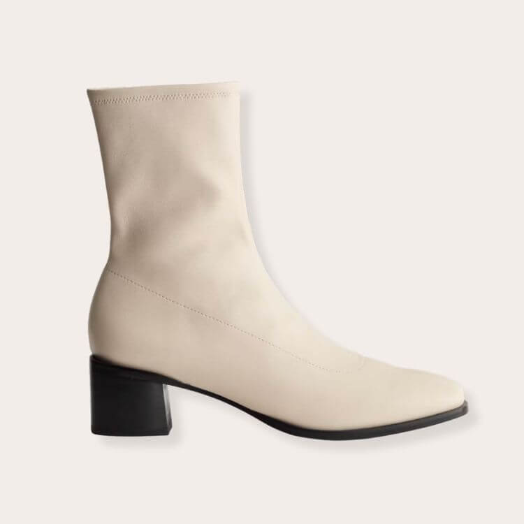 Italian Leather Sock Booties